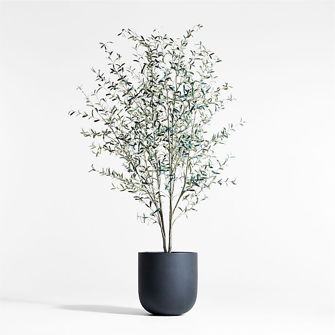 Potted Faux Olive Tree 9' + Reviews | Crate & Barrel | Crate & Barrel
