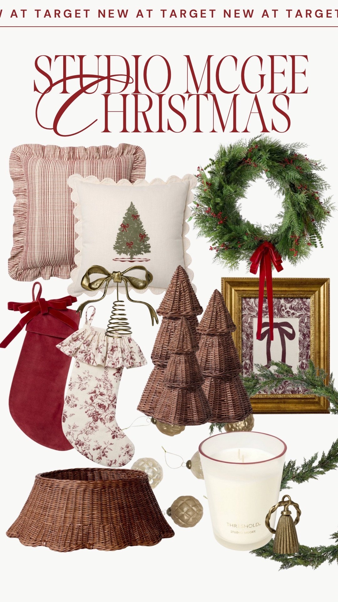 CHRISTMAS IS HERE! Studio McGee and hearth and hand launched their Christmas collection today at Target! It’s beautiful ✨🎄

Hearth and hand Christmas 
Studio McGee Christmas 
Christmas candles
Christmas throw pillows
Christmas home 
Christmas decor 
Christmas garland 
Christmas wreath
Target Christmas
Target Christmas finds


#LTKFindsUnder100 #LTKHome #LTKSeasonal