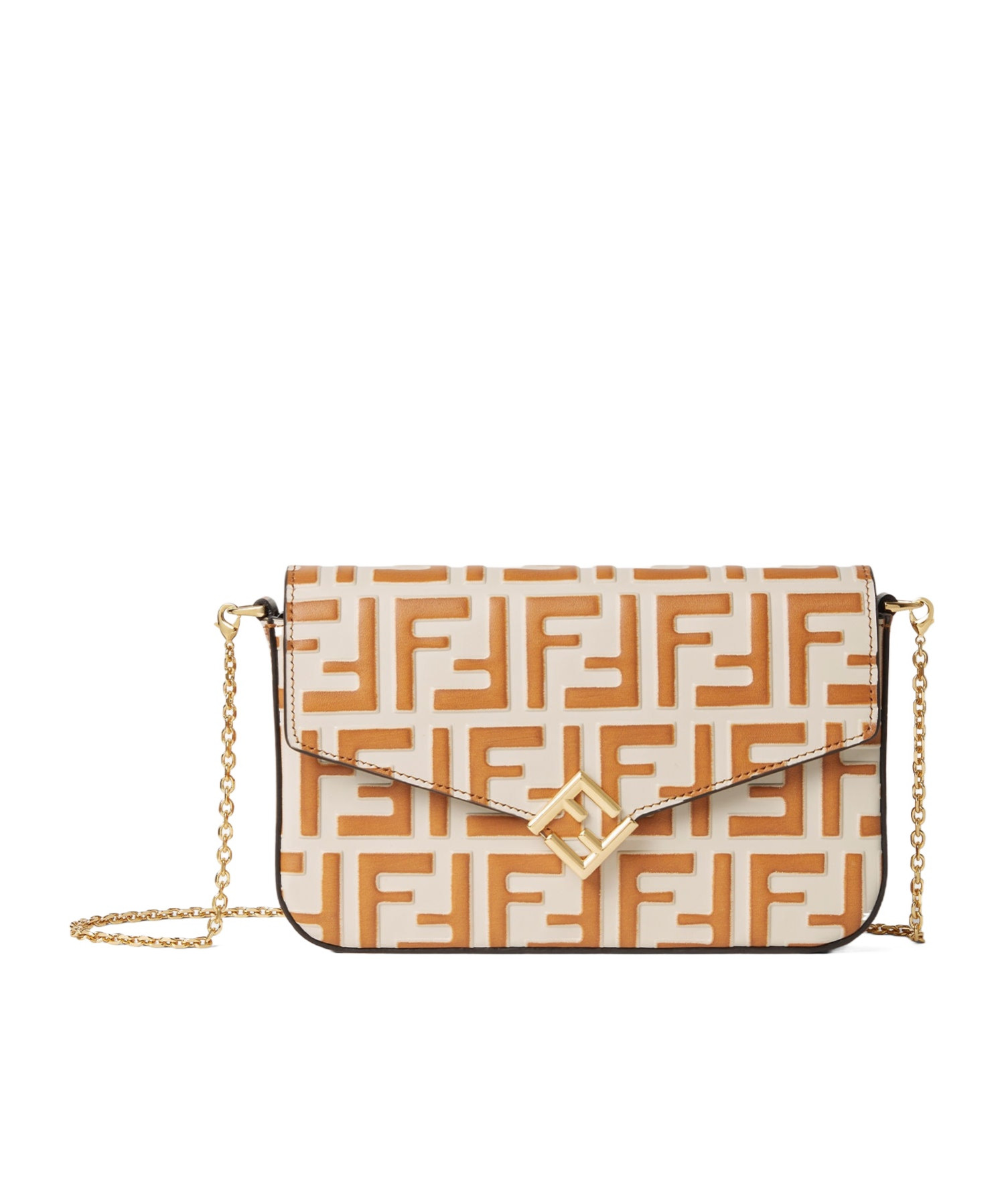 Camelia and light brown leather wallet | Senser US