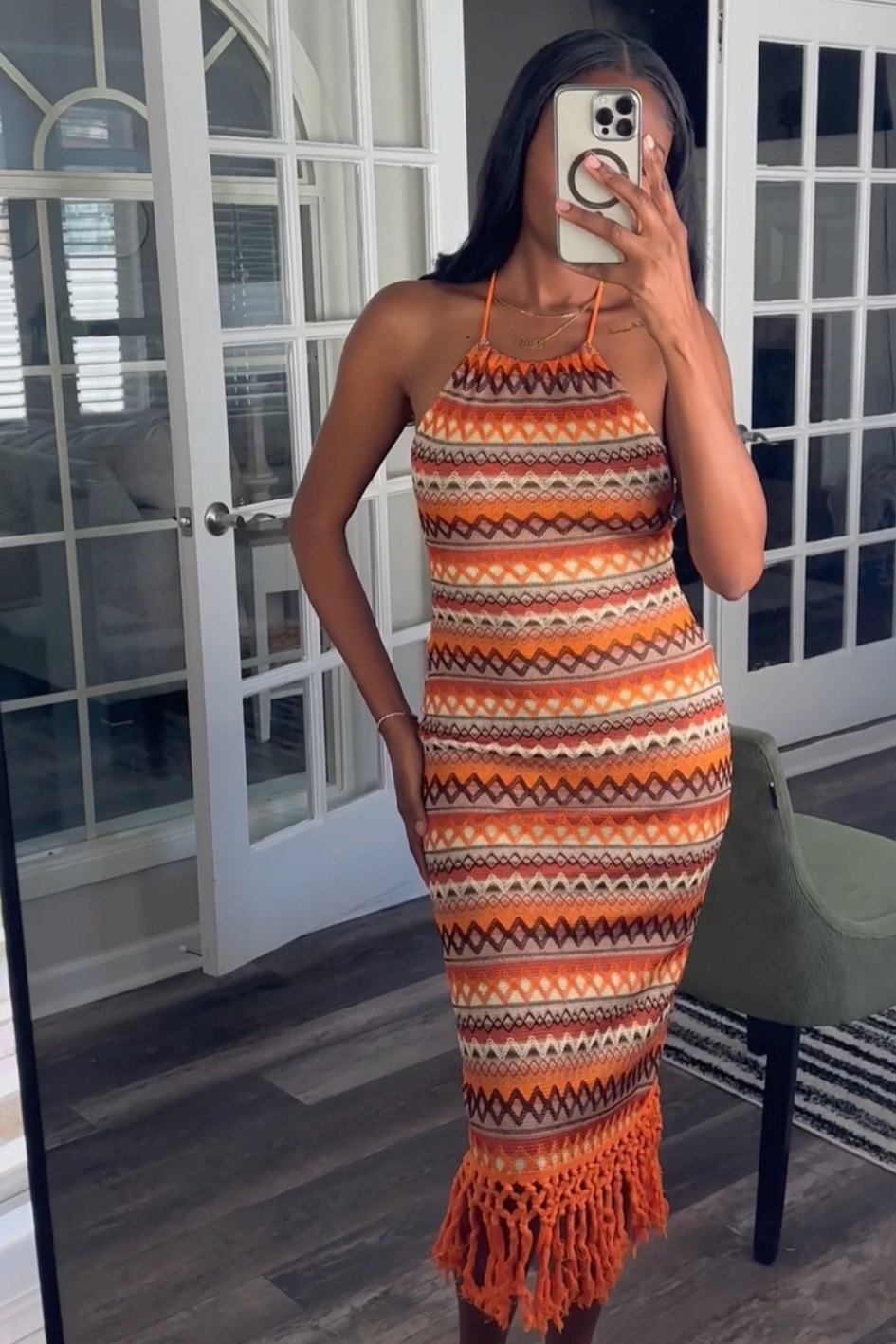 Love this print! Knit dress perfect for vaycay 🧡 #shein #sale #endofsummer

#LTKunder50 #LTKtravel #LTKstyletip