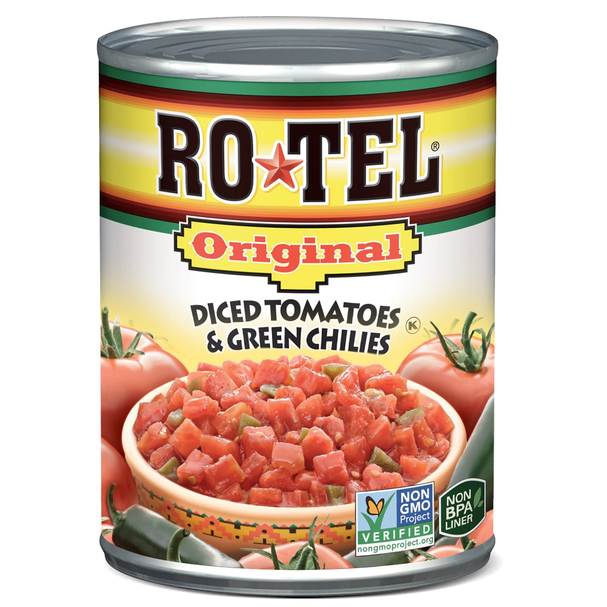 ROTEL Original Diced Tomatoes and Green Chilies, 10 oz | Walmart (US)