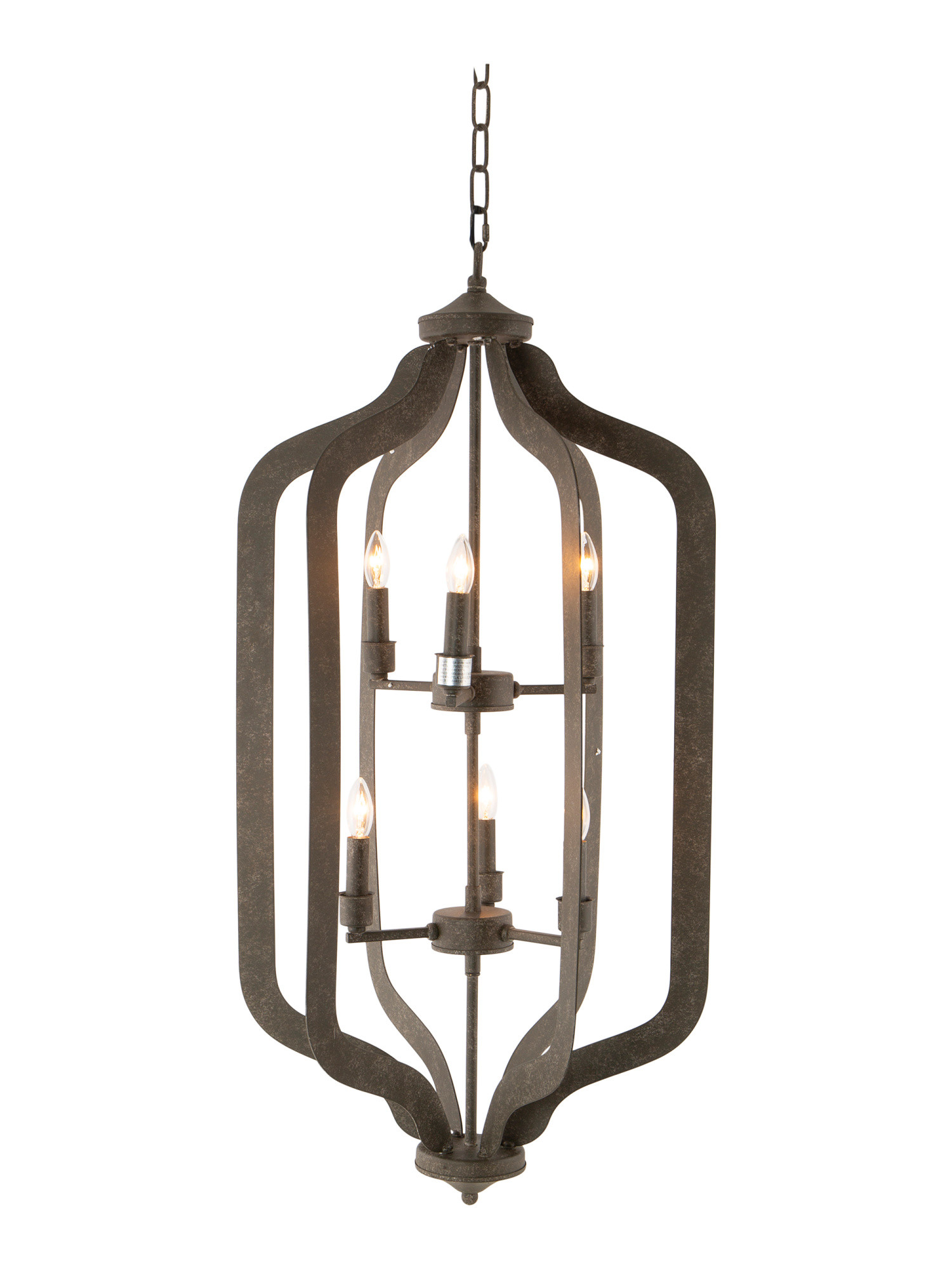 18x38 Iron Ellie Tall Chandelier | TJ Maxx