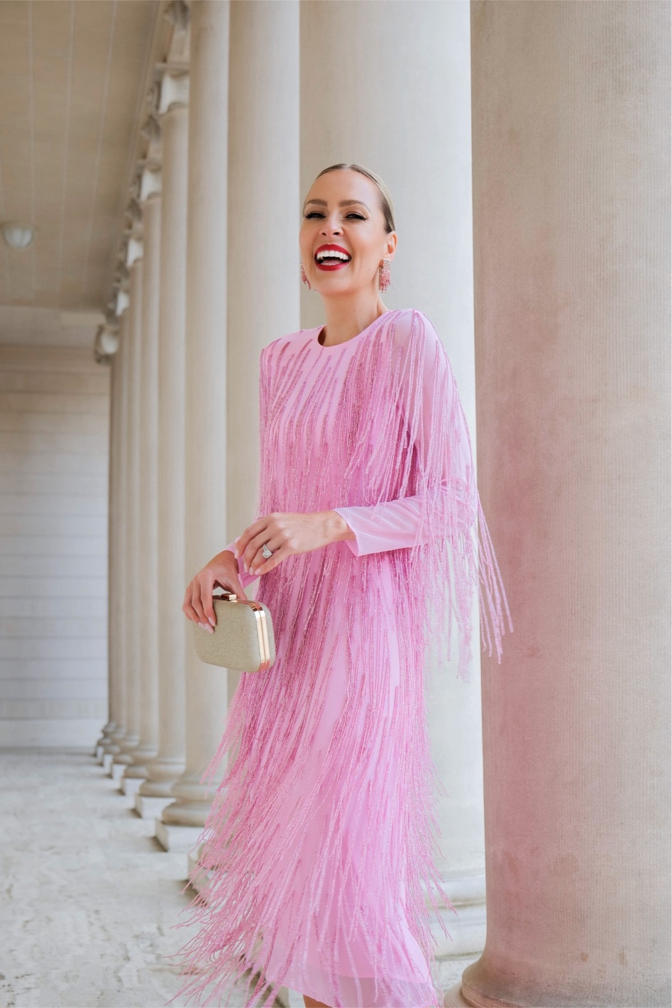 Valentine’s Day style. Pink dress  

#LTKstyletip #LTKGiftGuide
