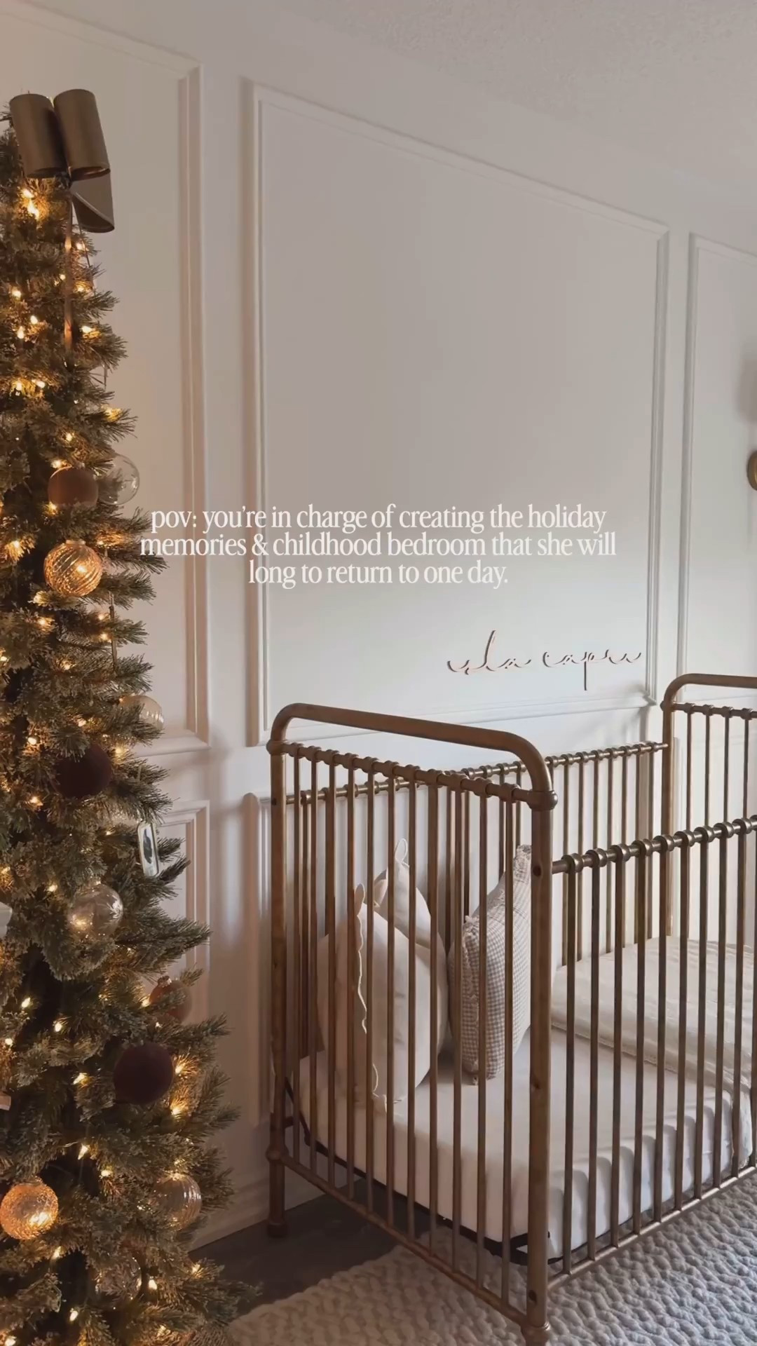The Holiday Nursery Tour, with Wayfair Canada ✨

Everything from the timeless details and furniture that brought this nursery together to the seasonal holiday staples that decorated each corner can be found on @wayfaircanada so you too can create a magical bedroom that your child will long to return to each holiday season when they’ve grown up. #WayfairCAHome #WayfairCAPartner 

 