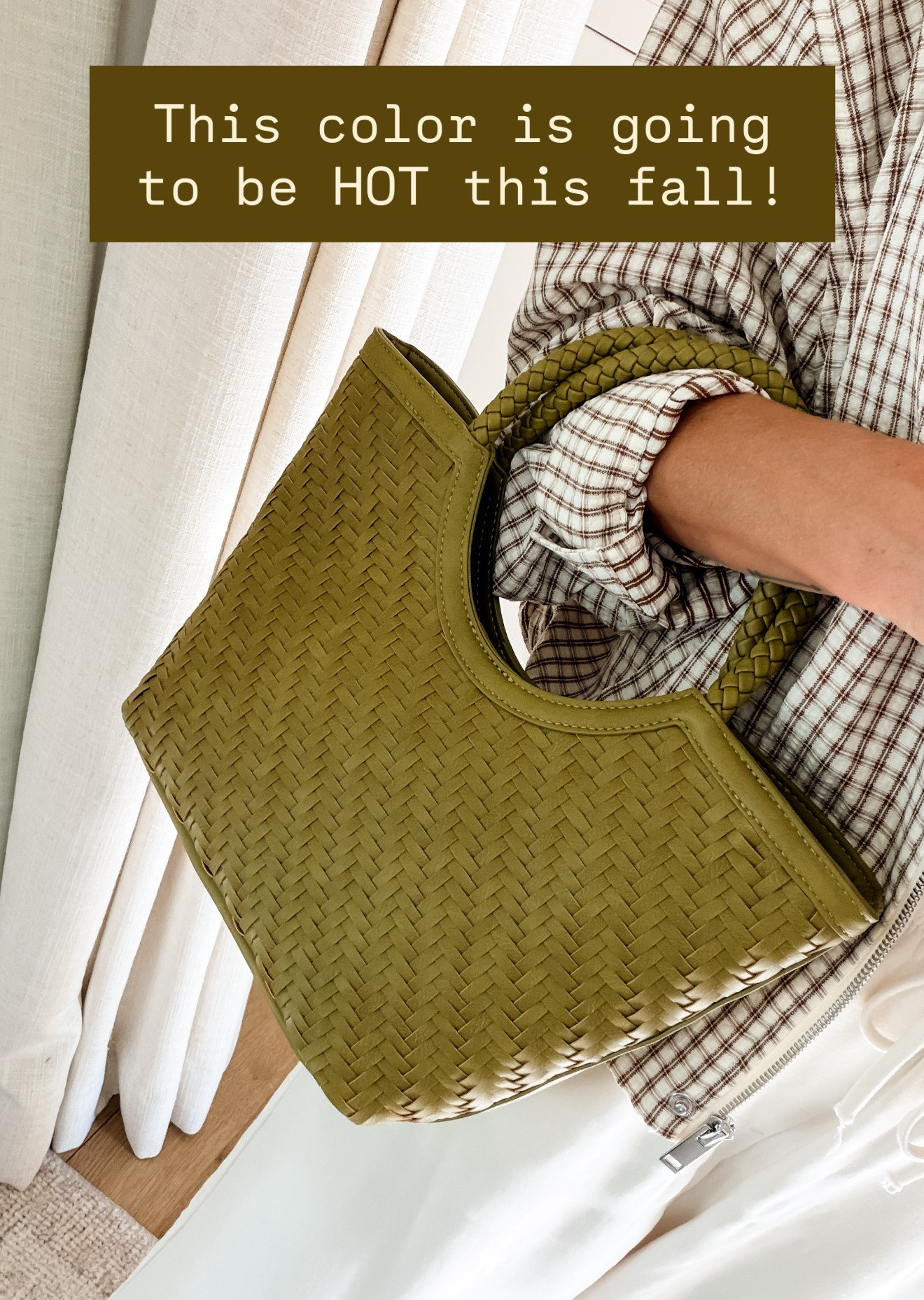 Olive green has been trending, and this new bag from Target is SO good! It comes in a few colors, but I am loving this color!

Loverly Grey, fall bags, fall tote, fall accessories, green purse, Target, new arrivals 

 #LTKSeasonal