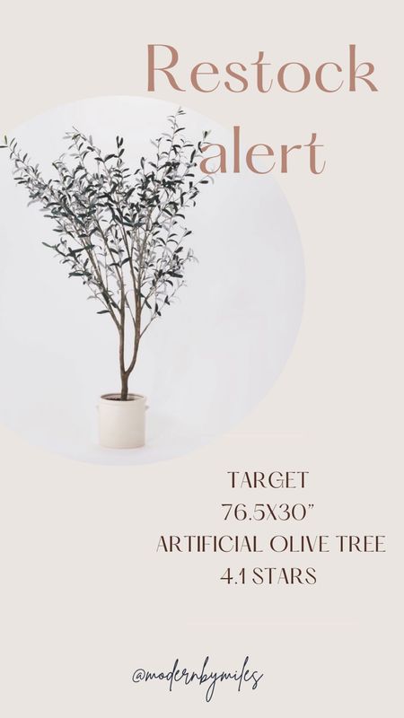 It’s back!

Faux olive tree, studio mcgee, best olive tree

#LTKfamily #LTKhome