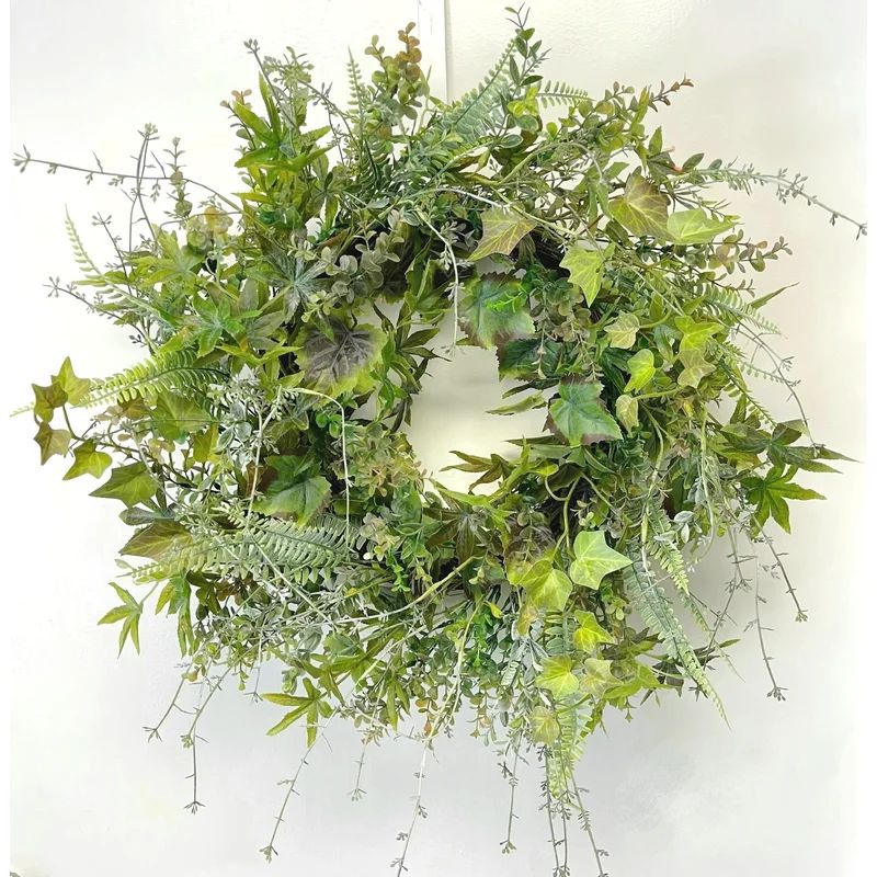 24" Silk Wreath | Wayfair North America