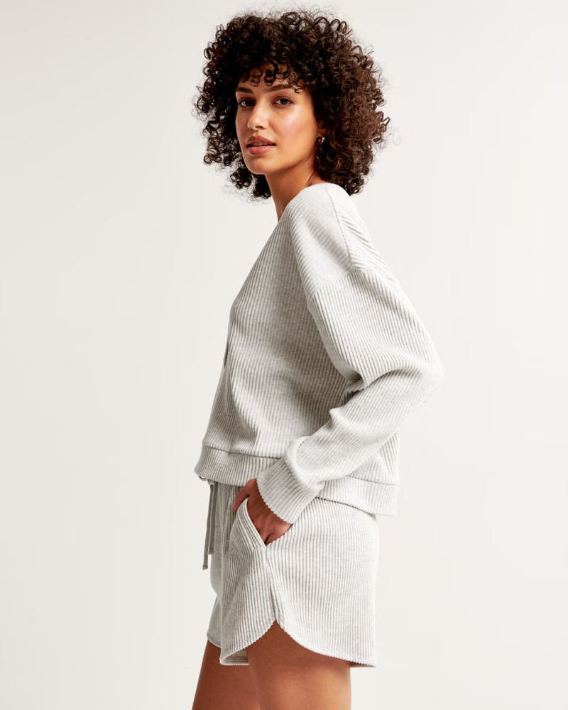 Rib Lounge Dolphin-Hem Short | Abercrombie & Fitch (US)
