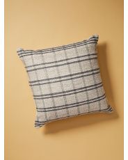 18x18 Plaid Woven Pillow | HomeGoods