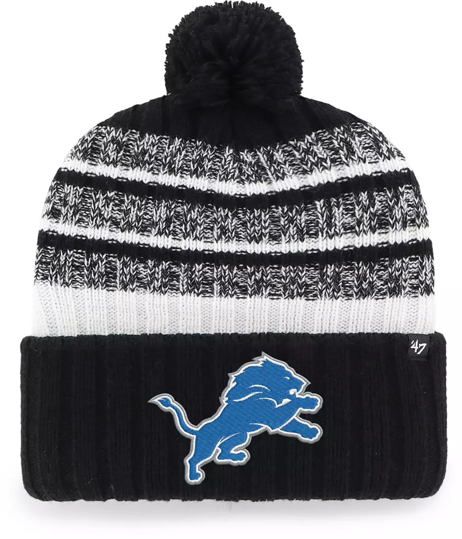 '47 Adult Detroit Lions Black Cuffed Tavern Beanie | DICK'S Sporting Goods