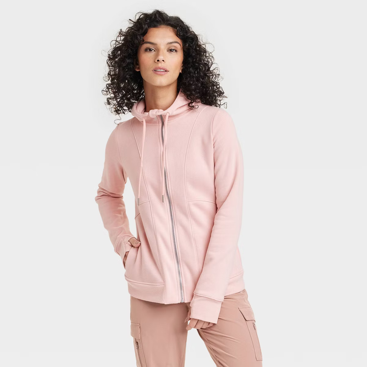 Women's Full Zip Fleece Hoodie - All in Motion™ | Target