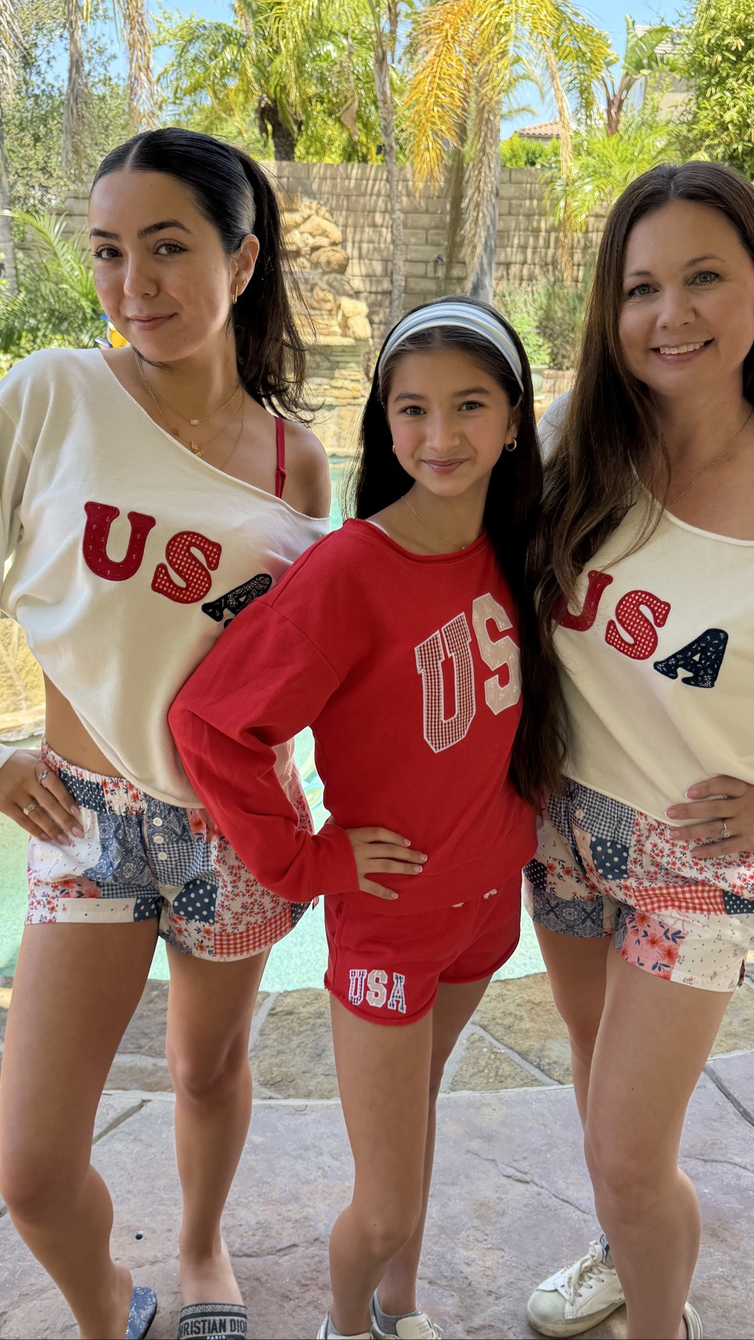 USA matching sets!! How cute are these! So fun to wear on 4th of July! Perfect backyard bbq outfit! Match with the kids!

#LTKmomlife #LTKSeasonal #LTKKids