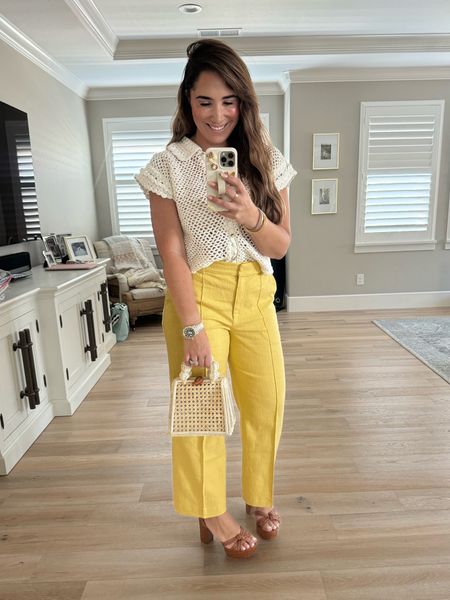 Graduation party ootd ☀️ give me all the yellow! This top is a new favorite 🤩

#LTKShoeCrush #LTKStyleTip #LTKFindsUnder100