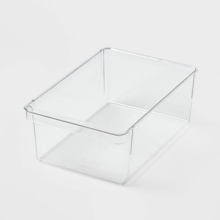 7"x 10.5"x 4" Standard Fridge & Pantry Bin Clear - Brightroom™ | Target