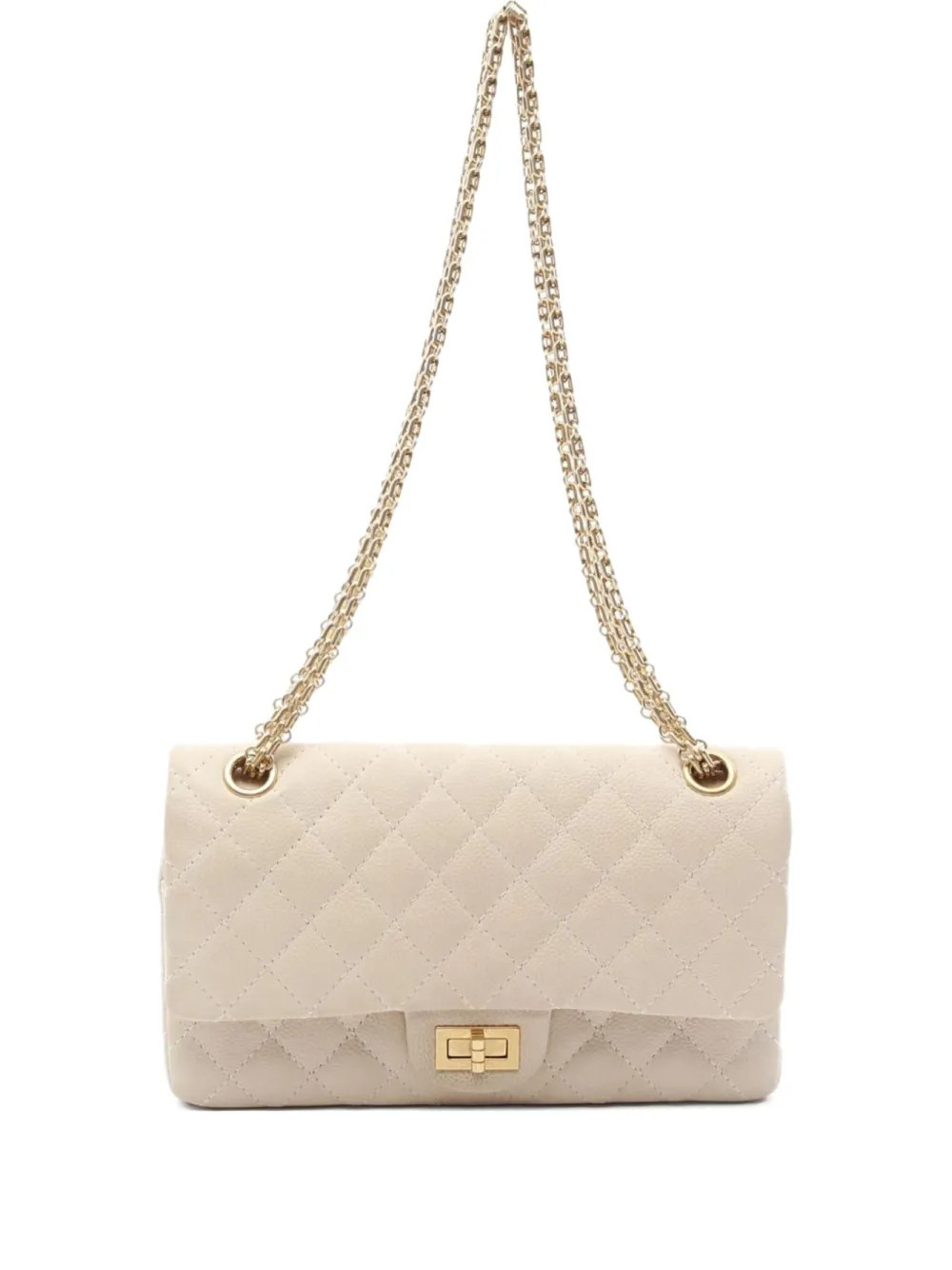 CHANEL Pre-Owned 2012-2013 2.55 Reissue shoulder bag - Neutrals | Farfetch Global