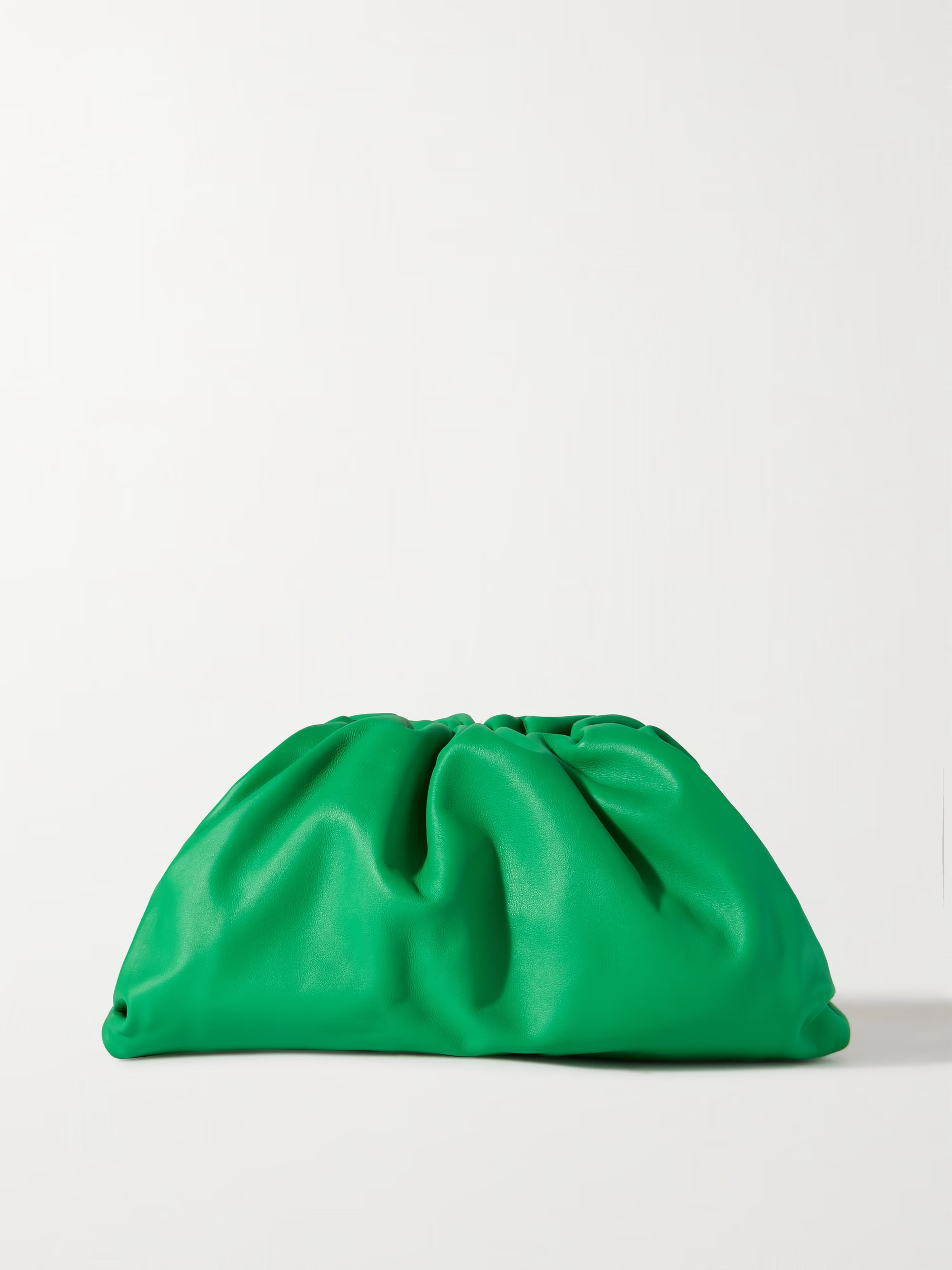 The Pouch large gathered leather clutch | NET-A-PORTER (US)