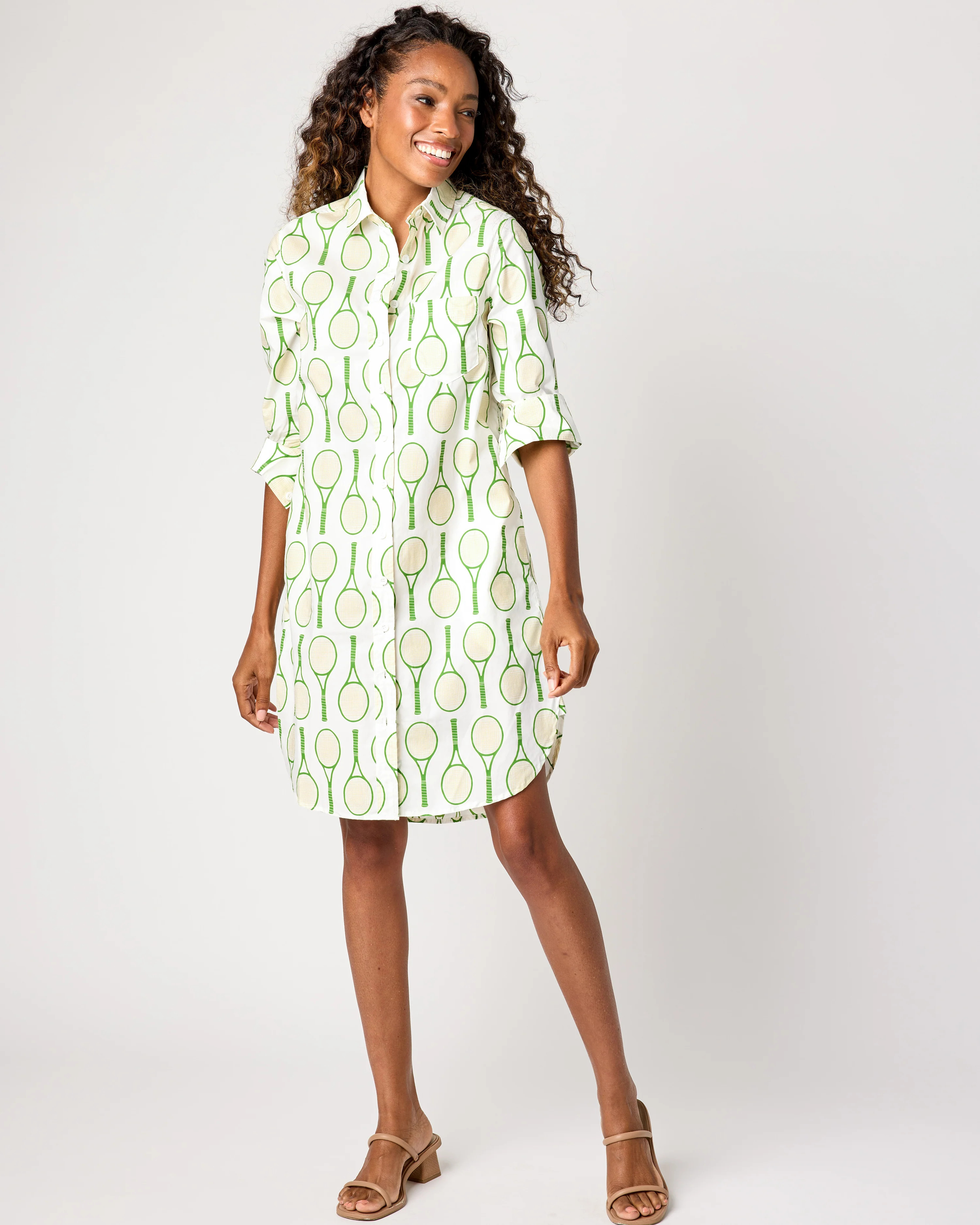 Tennis Sophia Shirtdress | Katie Kime Inc