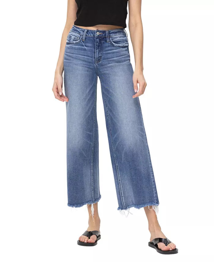 Women's High Rise Wide Leg Jeans | Macy's