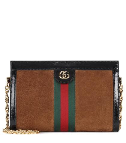 Ophidia GG Small suede shoulder bag | Mytheresa (US/CA)