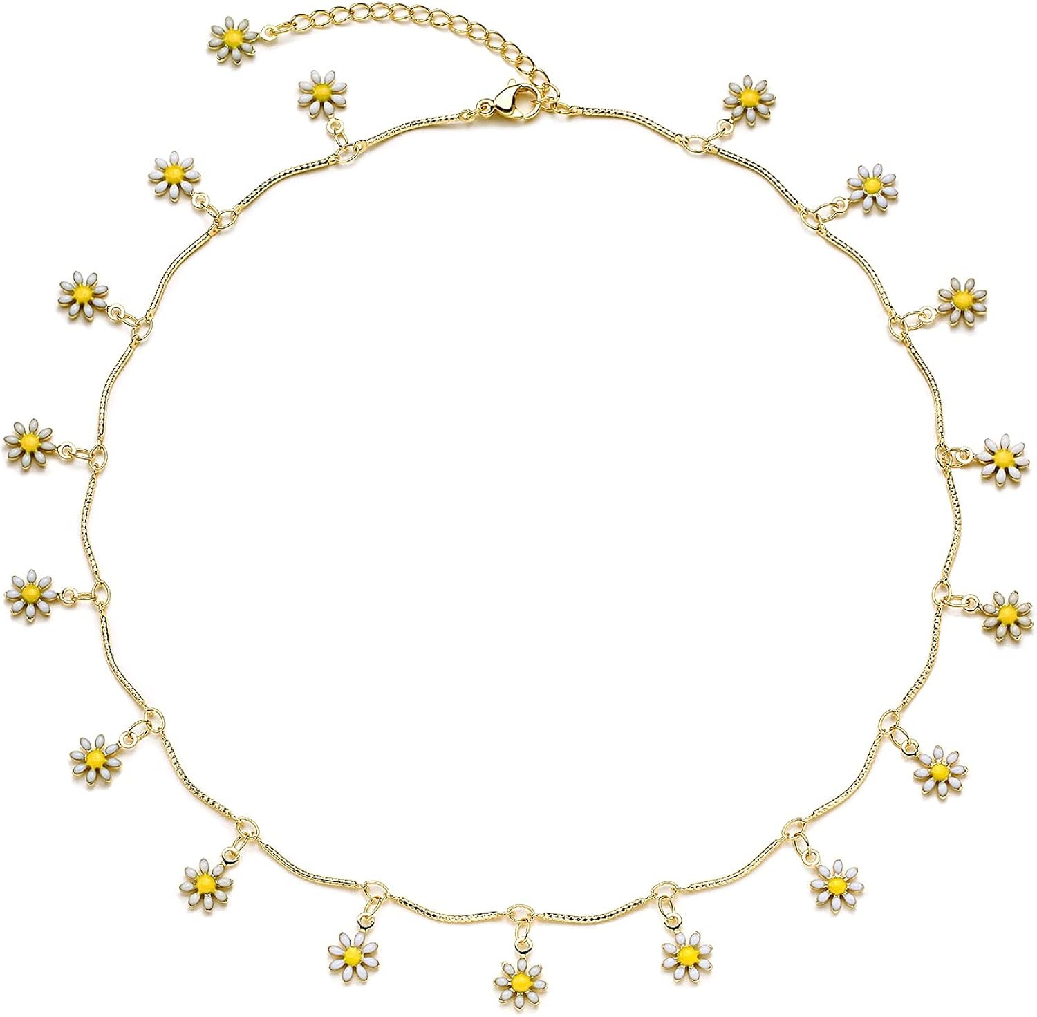 Gold Chain Choker Necklace,14K Gold Plated Dainty Cute Lip Chain Long Necklace Delicate Fashion C... | Amazon (US)