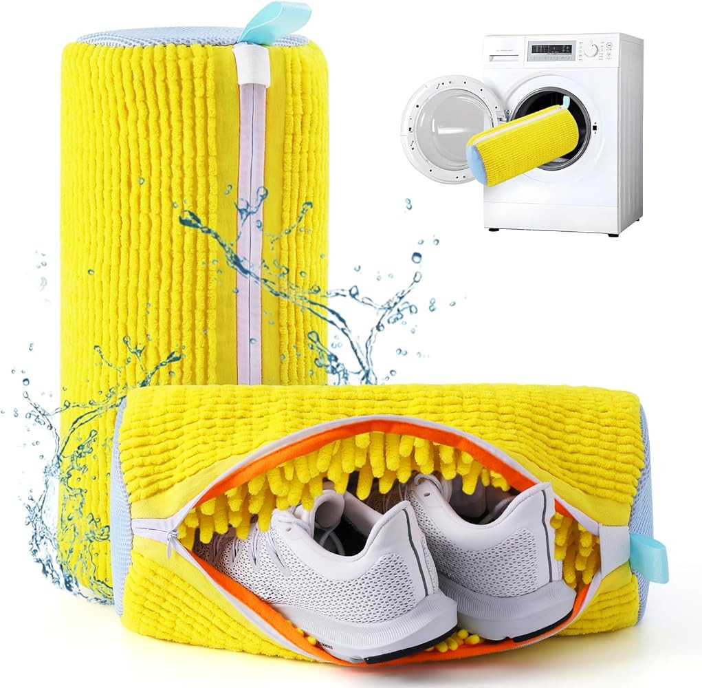Shoe Washing Machine Bag,Shoe Laundry Bags for Sneakers, Reusable Shoe Cleaning Bag for All Shoe ... | Amazon (US)