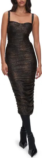 Seamed Cup Body-Con Midi Dress | Nordstrom