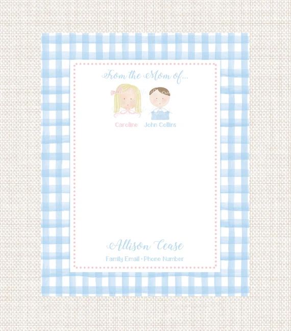 Personalized "From the Mom of" Notepads | Etsy (US)