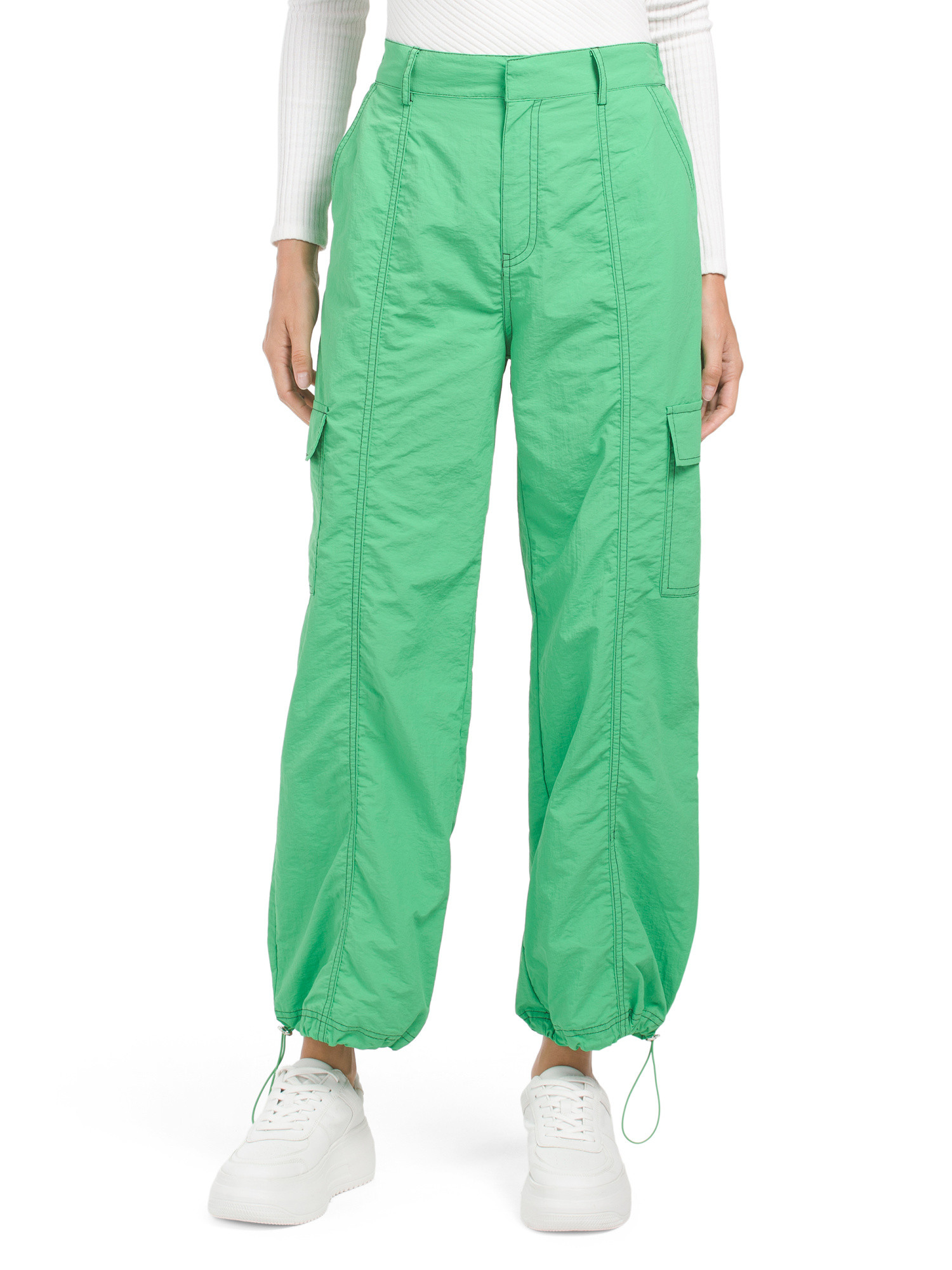 Nylon Side Cargo Pocket Pants | TJ Maxx