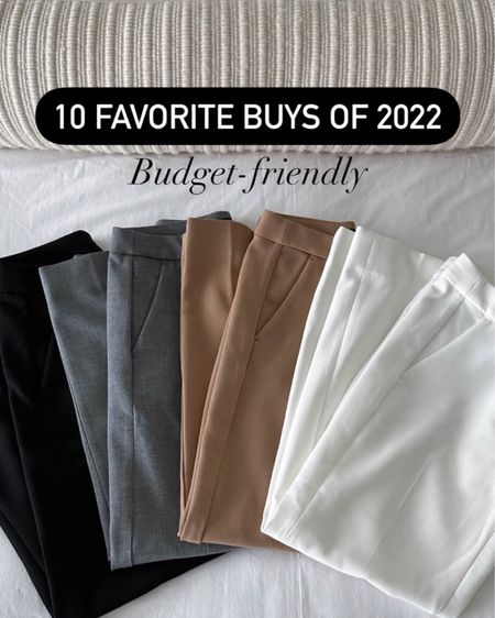 My 10 favorite purchases of 2022, Budget-Friendly edition. 

Neutral capsule wardrobe. Best 2022 buys. Favorite closet staples. 

#LTKstyletip #LTKunder100 #LTKFind