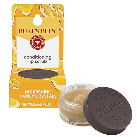 Burt's Bees Conditioning Honey Lip Scrub, Exfoliates & Conditions Dry Lips, with Honey Crystals, ... | Amazon (US)