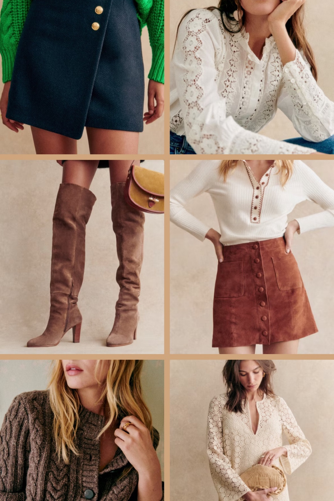 Sézane, Sézane fall, fall outfit, fall style, mini skirt, boots, fall fashion

#LTKFindsUnder100 #LTKStyleTip