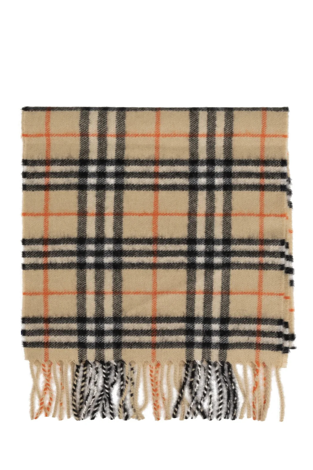 Burberry Checked Fringed Edge Scarf | Cettire Global