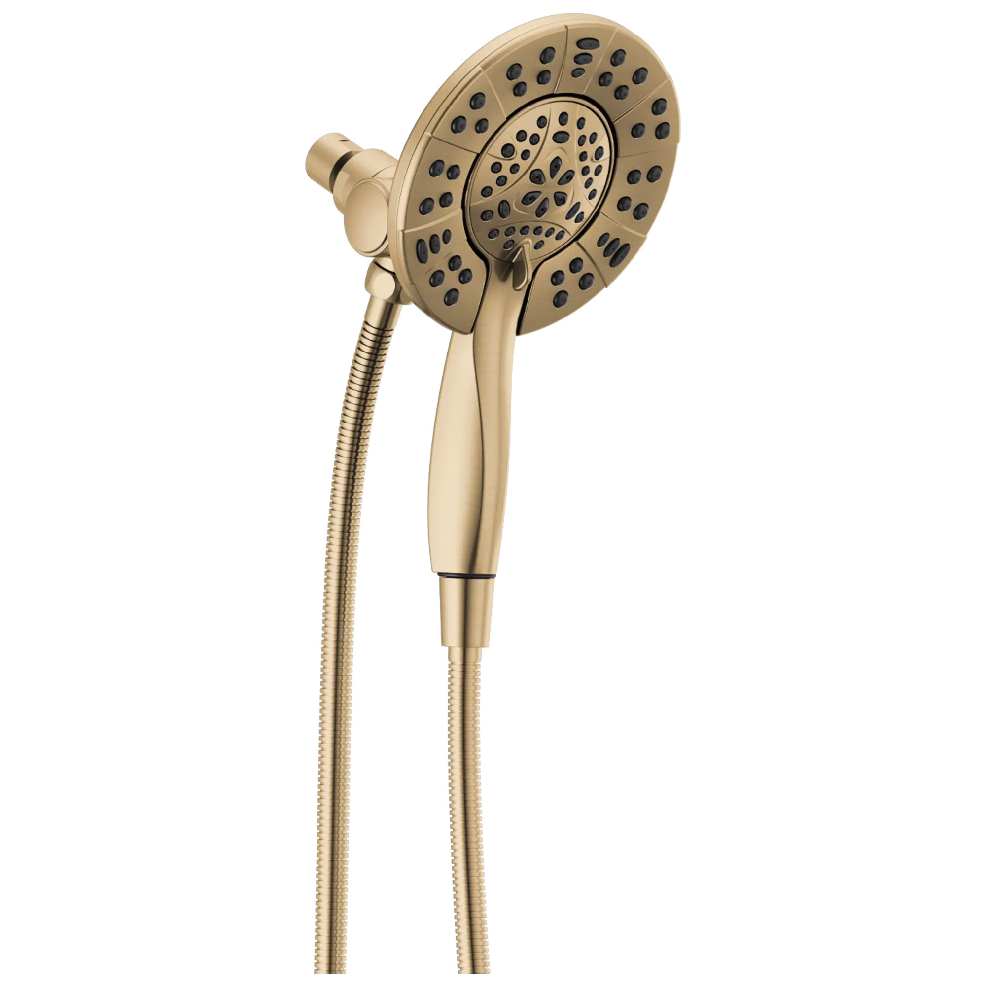 Delta 4.0 -Spray Champagne Bronze 6-in Round Shower Head with Handheld Combo 1.75 GPM Rubber one_size | 58499-CZ | Lowe's