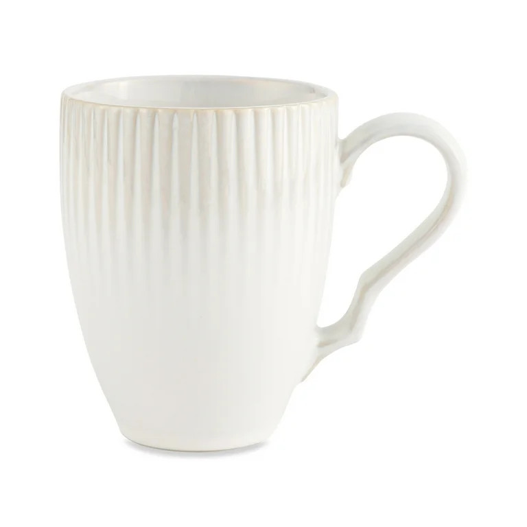 Better Homes & Gardens 13 fl oz Sawyer Cream Ceramic Mug | Walmart (US)