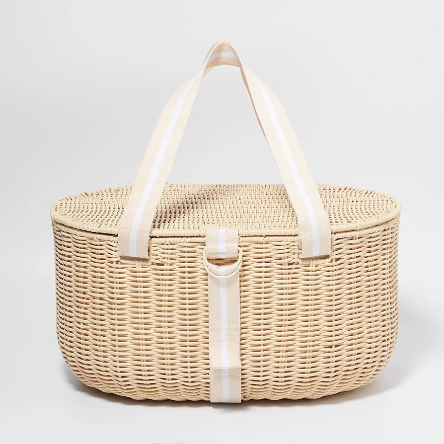 Large Picnic Basket | Le Weekend Natural | Amazon (US)