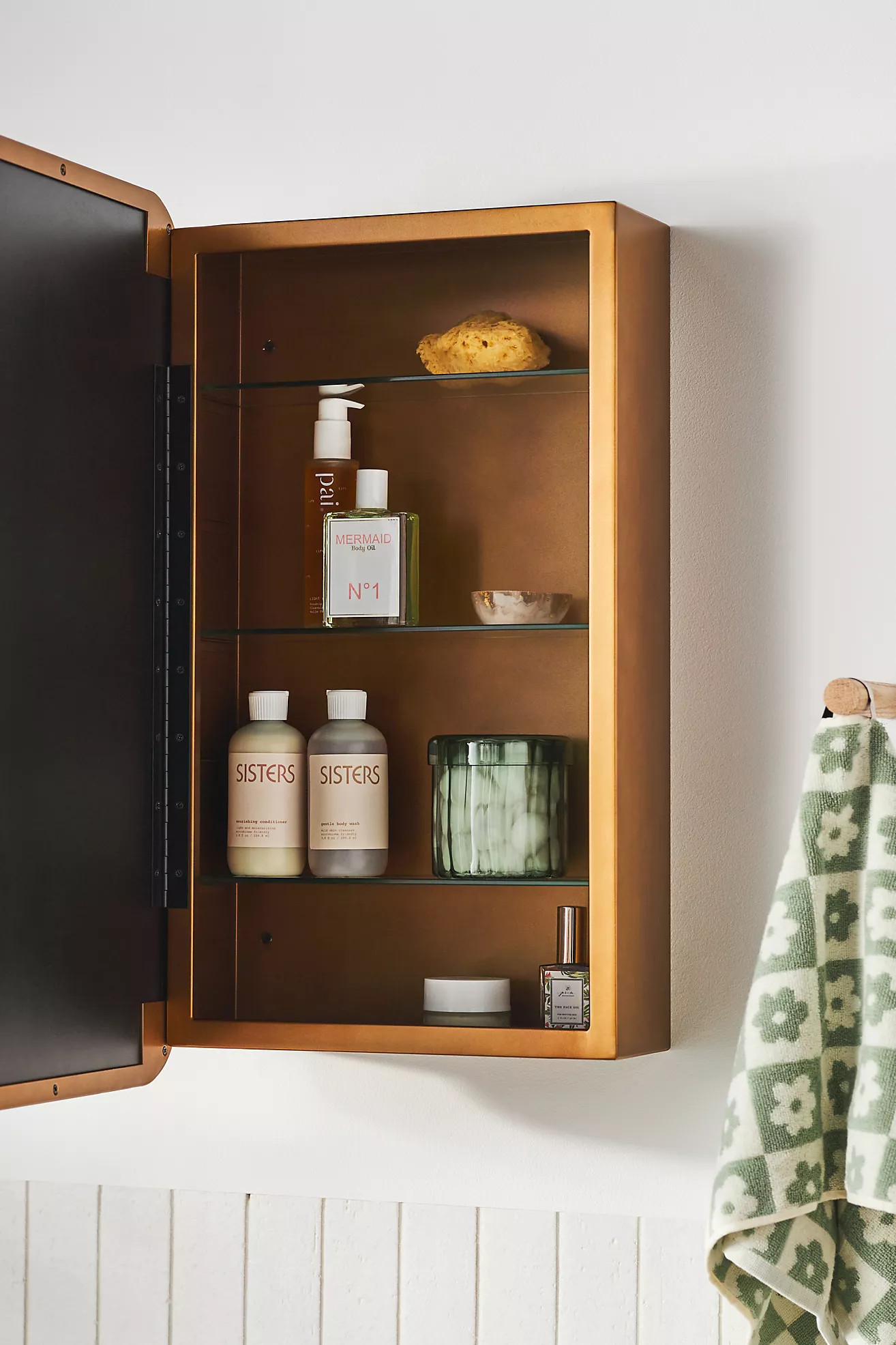 Hadley Mirrored Bath Cabinet | Anthropologie (US)