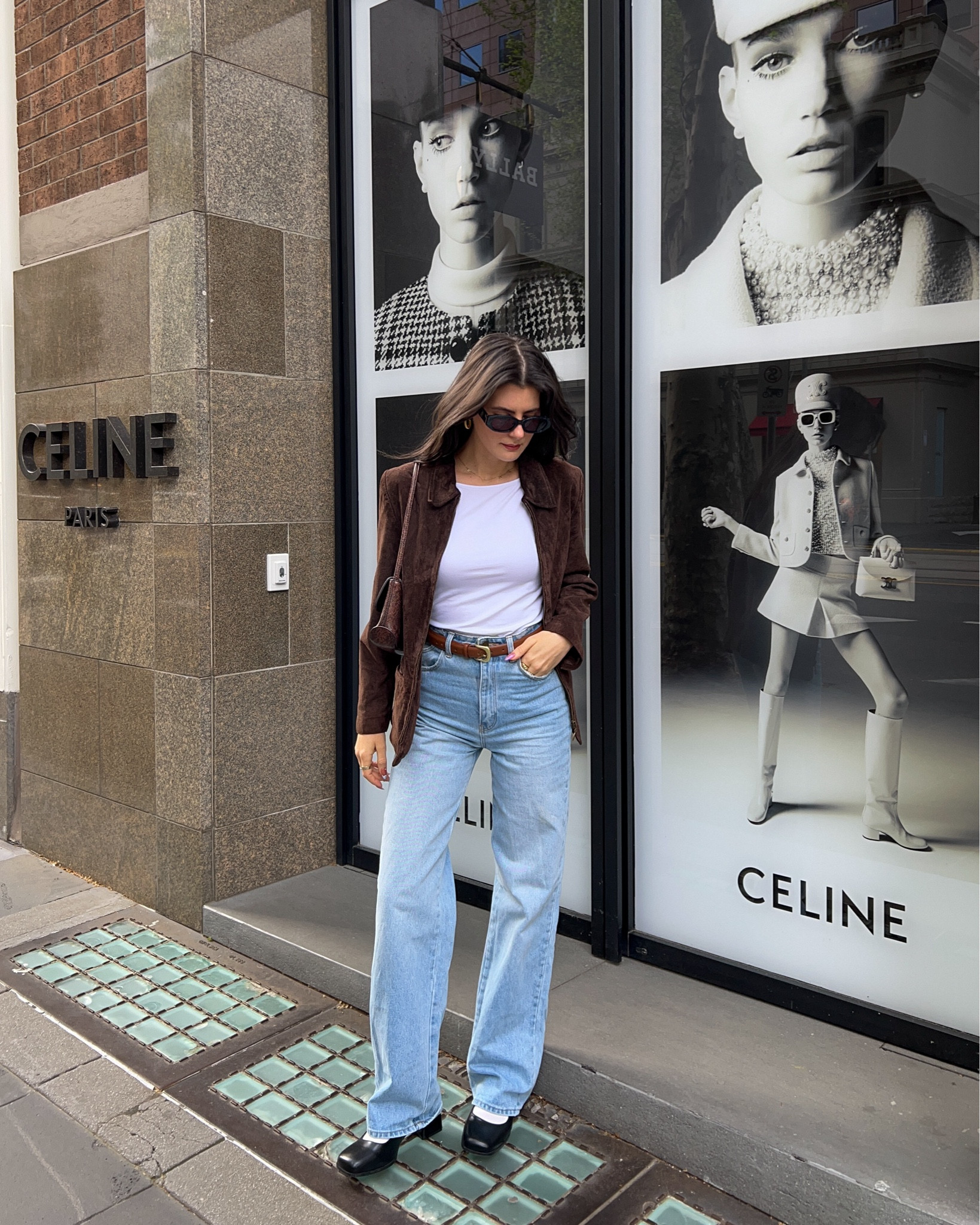 Suede jacket: my mums from the late 90s 🤎
Top, blue jeans + Mary Jane’s: linked exact

Casual outfit, Pinterest style, aesthetic outfits, fall outfit, spring outfit 

#LTKstyletip #LTKspring #LTKaustralia