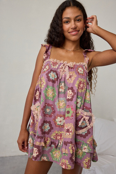 Out From Under Hearts Desire Lace Trim Lounge Dress | Urban Outfitters (US and RoW)