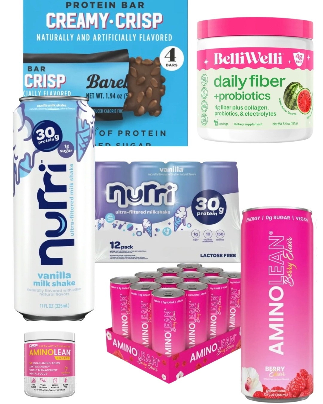 • NURRi Protein Shake
My current fave! Does it totally fill me up? Probably not 😅 but it gives me an instant 30g of protein, and it’s such a good way to start the day.
• AminoLean Energy
Clean energy with no jitters. Helps my brain focus and keeps me moving all day.
• Barebells Protein Bars
They kinda all taste the same to me 😂 but they’re still good and super convenient when I need protein fast.
• BelliWelli Daily Fiber + Probiotics
Keeps everything regular and moving like it should 🙌🏼 Gut health for the win.

Consistency really is the magic. ✨
#TiffanyFinds #WellnessDaily #ProteinFaves #HealthyHabits #CleanEnergy #GutHealthMatters #DailyWellness #MomOnTheGo #FeelGoodLookGood #StellaExtensions #StellaHair #StellaHairExtensions #StellaWest #StellaHairExtensionsWest


#LTKstorytime #LTKfoodie #LTKmorningroutine