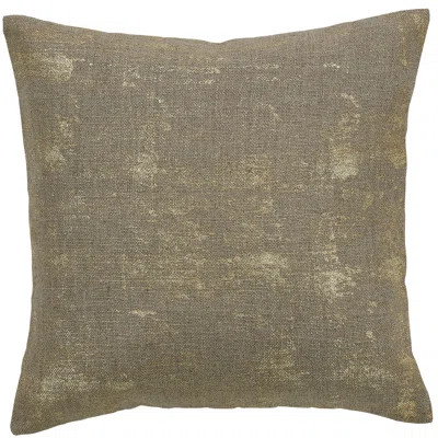 Girouard Foil Jute Throw Pillow | Wayfair Professional