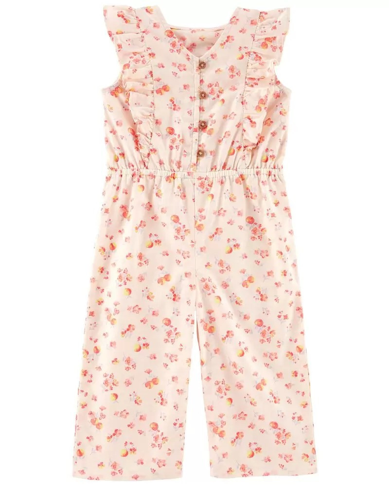 Peach Print Jumpsuit | Carter's