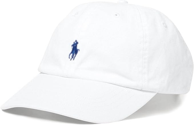 Men's Classic Polo Sports Pony Logo Hat, Cotton Chino Baseball Cap, Iconic Embroidery, Proudly U.... | Amazon (US)