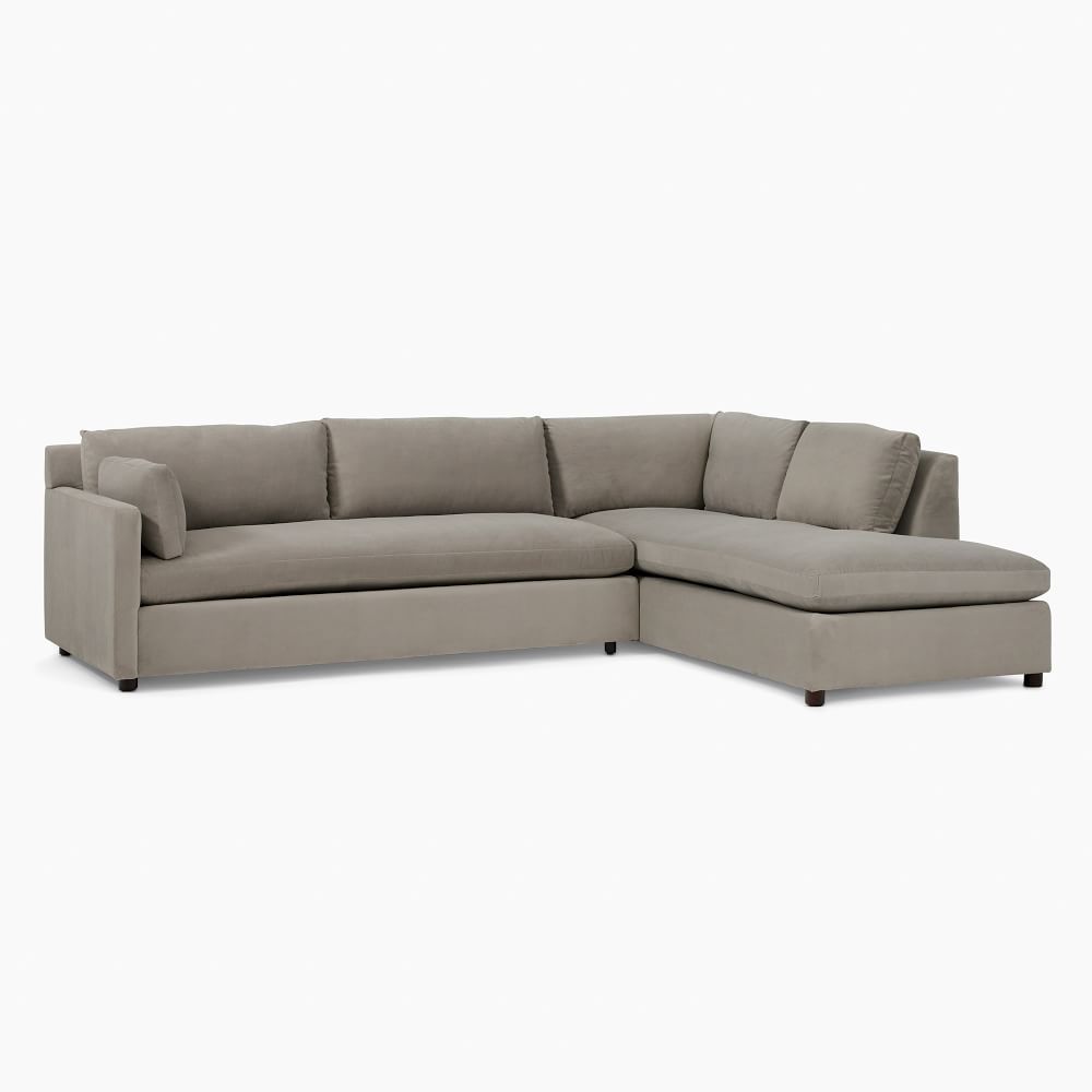 Marin Bumper Chaise Sectional (114") | West Elm (US)