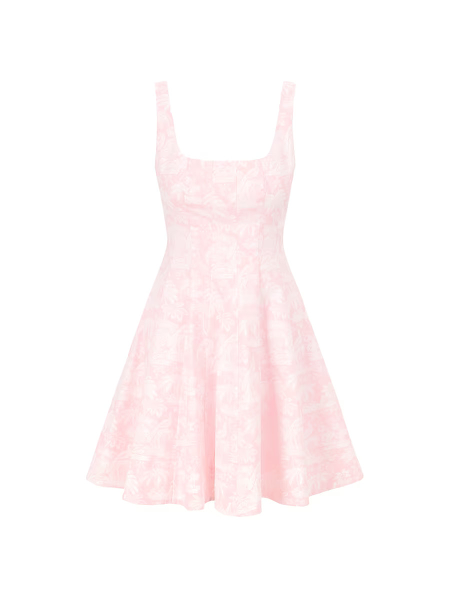 Wells Toile Cotton Poplin Minidress | Saks Fifth Avenue