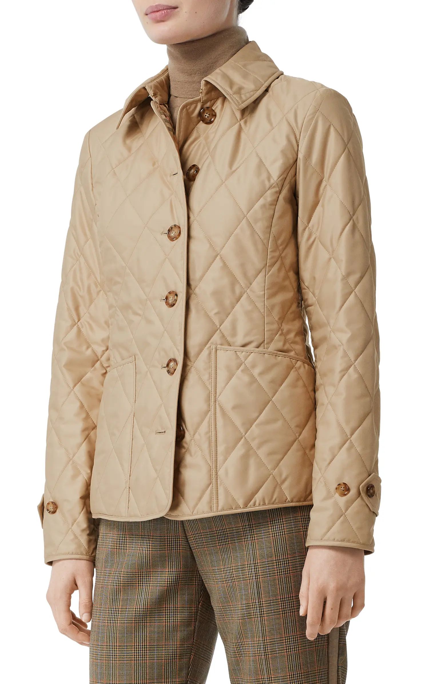 Fernleigh Thermoregulated Diamond Quilted Jacket | Nordstrom