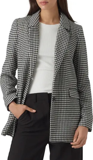 VERO MODA Harper Houndstooth Blazer | Nordstrom | Nordstrom