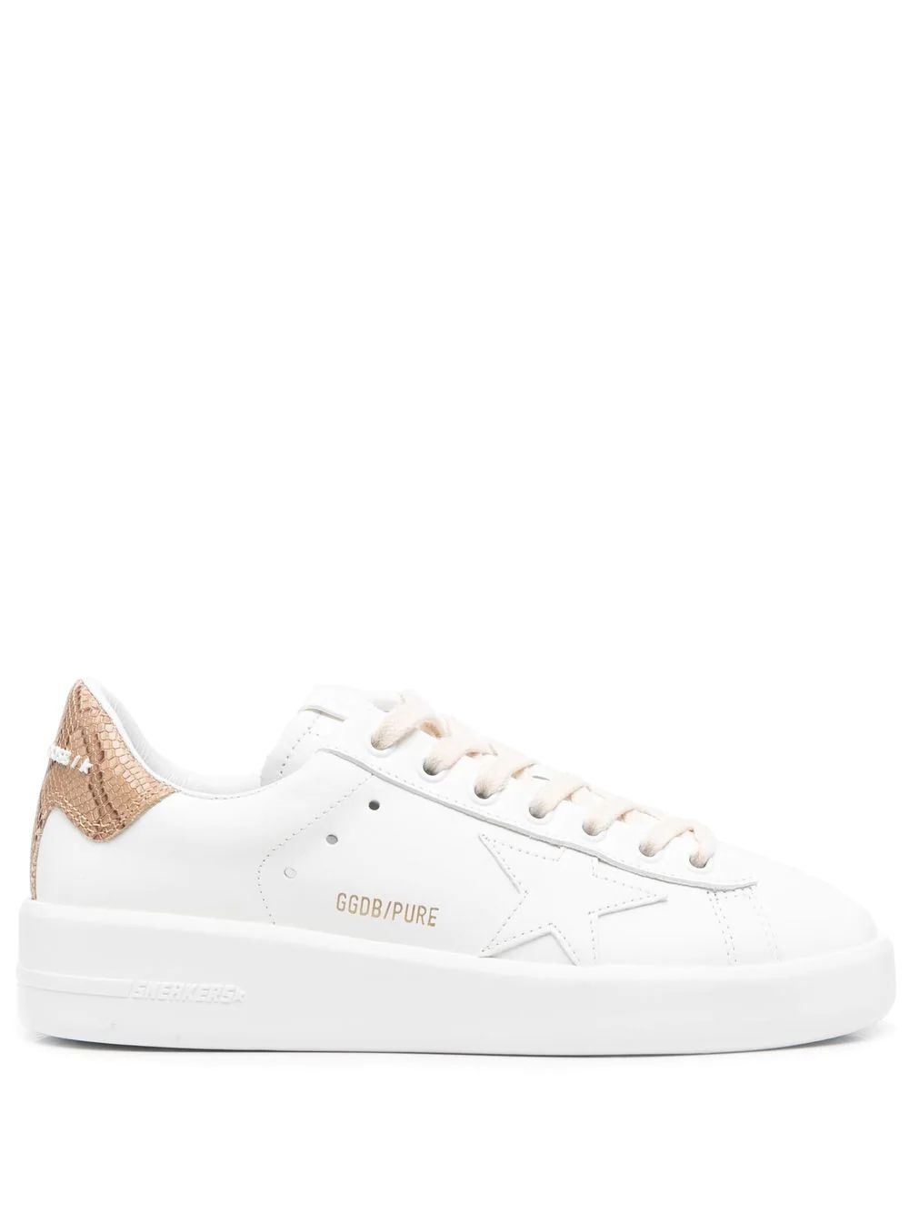 Golden Goose Leather lace-up Sneakers - Farfetch | Farfetch Global