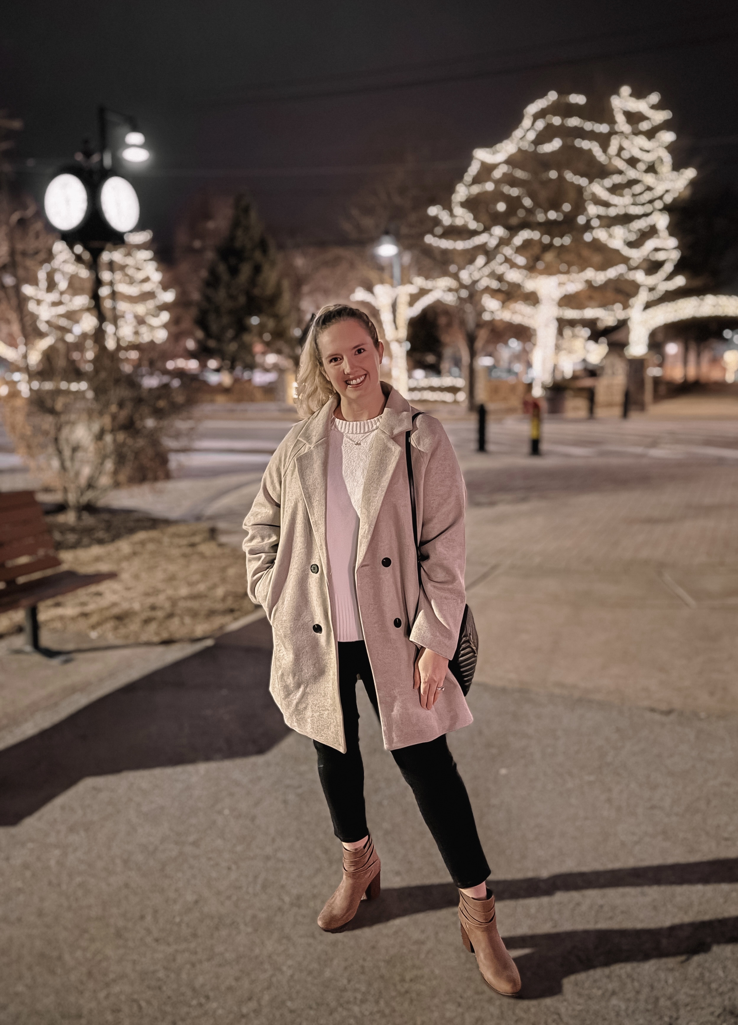 Classic timeless winter ootd. Have this sweater in two colors, it’s great quality and SOFT. Winter coat was a purchase from last year and is the first thing I’m packing for my NYC trip!

#LTKootd #LTKSeasonal #LTKFindsUnder50