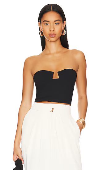 Wire Crop Top in Black | Revolve Clothing (Global)
