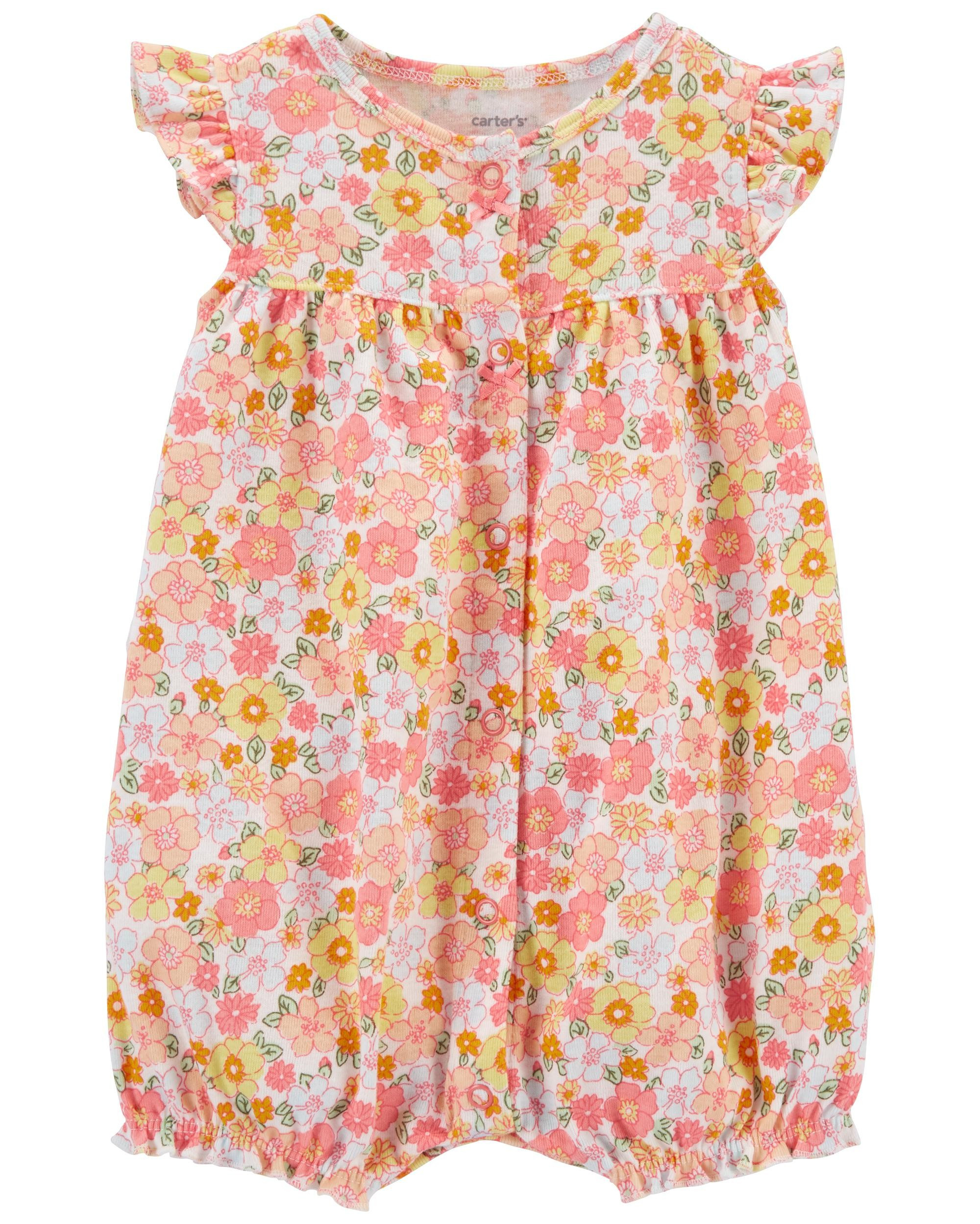 Floral Snap-Up Romper | Carter's